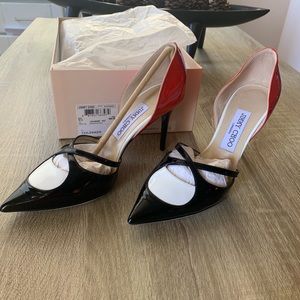 AUTHENTIC Jimmy Choo Lekker Patent Pump - Like New